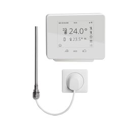 Kermi Elektro Set WRX Regler mit 400W Heizeinsatz, Weiß/Weiß... KERMI-ZE03150003 4051487963704 (Abb. 1)