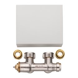 Kermi Ventilhahnblock Casteo Eckform, Weiß, ZV01200001... KERMI-ZV01200001 4037486460314 (Abb. 1)