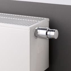 Kermi Plan-V therm-x2 Flachheizkörper glatt Typ 12 705x66x705mm, 890W bei 75/65/... KERMI-PTV120700701R1K 4063769416365 (Abb. 1)