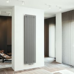 Kermi Arche Designheizkörper vertikal Schwarz Soft 1800x45x470mm 1050W bei 75/65... KERMI-D9N1718470306XK 4063769619766 (Abb. 1)