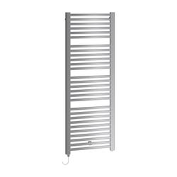 Kermi Basic-E gerade elektrischer Badheizkörper Glanzsilber Metallic 804x35x450m... KERMI-E0E10080045WTXK 4051487283291 (Abb. 1)