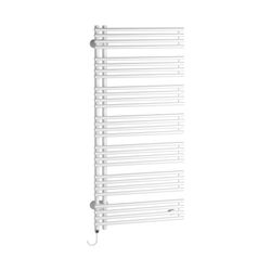 Kermi Diveo-E elektrischer Designheizkörper 1320x46x450mm WRX Anschluss rechts 6... KERMI-DVE1A1300452SXK 4051487972478 (Abb. 1)
