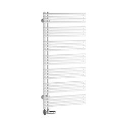 Kermi Diveo Designheizkörper 1700x46x600mm, Anschluss mittig rechts, 940W bei 75... KERMI-DVN1A1700602WXK 4037486406671 (Abb. 1)