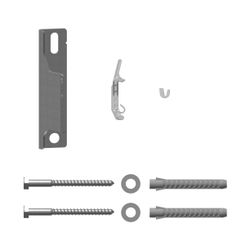 Kermi Wandkonsolen-Set kurz Wandabstand 30mm Einhängepunkt 23mm, Weiß... KERMI-ZB02820001 4037486259215 (Abb. 1)