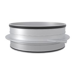 Kermi x-well Anschlussnippel DN 125 mit Dichtung für S180 und F170, Y9103000018K... KERMI-Y9103000018K 4037486695013 (Abb. 1)