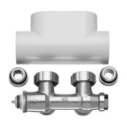 Kermi Ventilhahnblock Eck inkl. Blende mit dynamischer Durchflussregelung, Weiß... KERMI-ZV02110001 4037486002101 (Abb. 1)