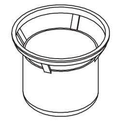 Kermi Duscheinsatz DN 40 Weiß Flach BA für Ablauf Point Grau, 6038369... KERMI-6038369 4051484930761 (Abb. 1)