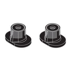 Kermi Stellfüße Line Set, verfliesbar, 6043597... KERMI-6043597 4051484931034 (Abb. 1)