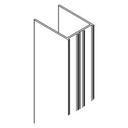 Kermi LOFT XD Wandprofil 2000 mm swz... KERMI-6051856 4051484931331 (Abb. 1)