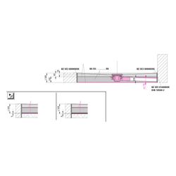 Kermi Ablauf Point A6X 040 Point Ablauf waagerecht flach DN 40... KERMI-BAA6X040000XK 4051484938521 (Abb. 1)