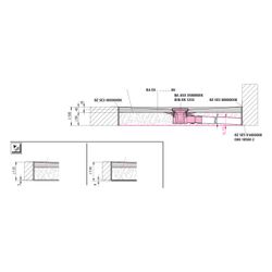Kermi Board Point EXM 100100 L 1000 x B 1000 x H 40 mm... KERMI-BAEXM100100XK 4051484938972 (Abb. 1)