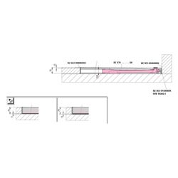 Kermi Komplettboard Line E70 090090 L 900 x B 900 x H 70 mm, Rinnenl. 300... KERMI-BCE700900903K 4051484939368 (Abb. 1)