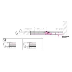 Kermi Board Line HUB 087106 L 870 x B 1060 x H 140 mm... KERMI-BCHUB087106XK 4051484939801 (Abb. 1)
