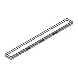 Kermi Rinnenabdeckung Line D6X 030 L 300 x B 45 x H 13 mm... KERMI-BCD6X030000UK 4051484939313 (Abb. 1)