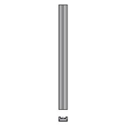 Kermi Bryce Designheizkörper 1600x78x600mm, 1836W bei 75/65/20 Grad C, Weiß Seid... KERMI-D2N1016600101XK 4063769479353 (Abb. 1)