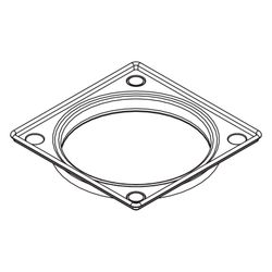 Kermi Ablaufrahmen M5X L 120 x B 120 mm... KERMI-BZM5X000000UK 4051484940289 (Abb. 1)
