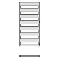 Kermi Casteo-D Austauch Badheizkörper 986x30x600mm, Nabenabst. 900mm, rechts, 51... KERMI-CTN1D10006024XK 4037486461281 (Abb. 1)