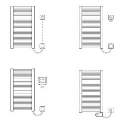 Kermi Geneo circle-E BH1494x40x880mm graphit, WKS rechts... KERMI-GCE10150090UDXK  (Abb. 1)