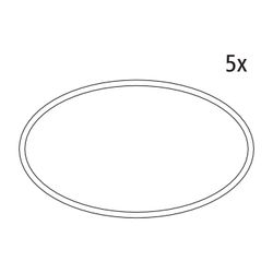 Kermi O-Ring Set Duscheinsatz E90, EBTL EBBA007, 2535373... KERMI-2535373 4051484927389 (Abb. 1)