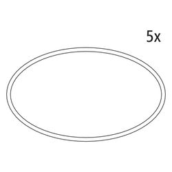 Kermi O-Ring Set Duscheinsatz E90, EBTL EBBA007, 2535373... KERMI-2535373 4051484927389 (Abb. 1)