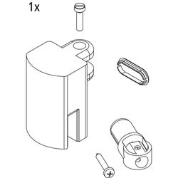 Kermi Stabilisierung Kopf Set, EBDI023, Silber Hochglanz, 2535021... KERMI-2535021 4051484925910 (Abb. 1)