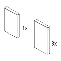 Kermi Abdeckungen Set, EBFI020, 2535310... KERMI-2535310 4051484927211 (Abb. 1)