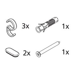 Kermi Kleinteilset Stabilisierung ZBIN025, Silber Mattglanz/Weiß, 2505557... KERMI-2505557 4051484921028 (Abb. 1)