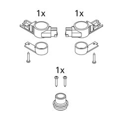 Kermi Lager Set unten, EBI2013, Weiß, 2534178... KERMI-2534178 4051484923787 (Abb. 1)