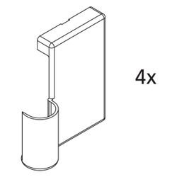 Kermi Abdeckkappen Set außen rechts, EBLI021, 2534905... KERMI-2534905 4051484925170 (Abb. 1)
