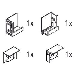 Kermi Wandwinkel Set links, EBNI010, Chrom, 2535869... KERMI-2535869 4051484927624 (Abb. 1)