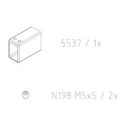 Kermi Wandanschluss Set für Wandstütze, EBNI018, Chrom, 2535884... KERMI-2535884 4051484927709 (Abb. 1)