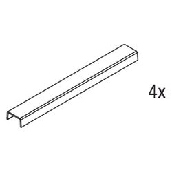 Kermi Abdeckung Set Verstellung für Führungsprofil oben Gleittür 2-teilig bodenfrei mit ... KERMI-2535890 4051484927730 (Abb. 1)