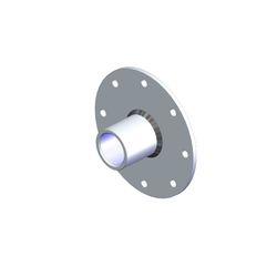 Kermi Flanschdeckel für x-buffer fresh mit Muffe für Einschraubheizkörper... KERMI-W40124 4037486415543 (Abb. 1)
