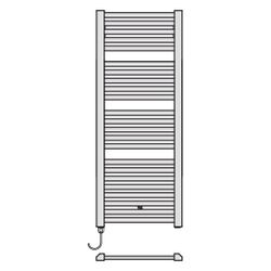 Kermi Geneo quadris-E elektrischer Badheizkörper 1774x32x896mm WRX Ausführung li... KERMI-GQE10180090WTXK 4051487283277 (Abb. 1)
