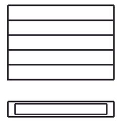 Kermi Heizwand horizontal Typ 20 630x72x1900mm, ohne Abdeckung, 1951W bei 75/65/... KERMI-HHN20063190212K 4051487087240 (Abb. 1)