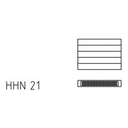 Kermi Heizwand horizontal Typ 21 770x72x1800mm weiß mit Abdeckung... KERMI-HHN21077180216K 4051487042683 (Abb. 1)