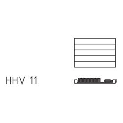 Kermi Ventil-Heizwand horizontal Typ 11 140x61x600mm weiß mit Abdeckung Ausführu... KERMI-HHV110140602R3K 4051487112881 (Abb. 1)
