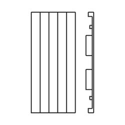 Kermi Heizwand vertikal mit seitlicher Abdeckung lamelliert Typ 11 2200x61x1750m... KERMI-HVN11220175212K 4051487165900 (Abb. 1)