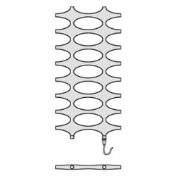 Kermi Ideos-E-Zusatzbetrieb Designheizkörper 1901x37x508mm, WWS 600W Ans. links ... KERMI-IDN1119500201XK 4063769329115 (Abb. 1)