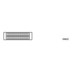 Kermi Konvektor Typ 32 280x133x2200mm, mit Abdeckung, 2999W bei 75/65/20 Grad C,... KERMI-KNN320282202U1K 4051487224157 (Abb. 1)