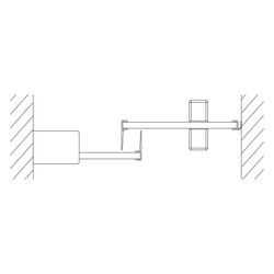 Kermi Duschkabine Nica Gleittür 2T bodenfrei Festfeld L2R 2000x1600x32mm ESG Klar ... KERMI-NIL2R16020VAK 4051484486299 (Abb. 1)