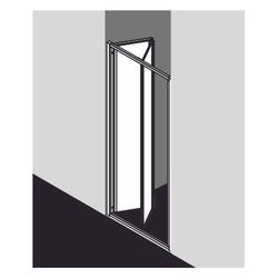 Kermi Duschkabine Nova 2000 Falttür FTD 1850x900x30mm Kerolan Fontana 3mm Silber M... KERMI-N2FTD0901811K 4046383220082 (Abb. 1)