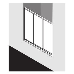 Kermi Duschkabine Nova 2000 Gleittür 3-teilig STD 1750x900x52mm Kerolan Fontana 3m... KERMI-N2STD0901711K 4046383229023 (Abb. 1)