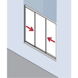 Kermi Duschkabine Nova 2000 Gleittür 3-teilig STD 1850x800x52mm Kerolan Fontana 3m... KERMI-N2STD0801811K 4046383228903 (Abb. 1)