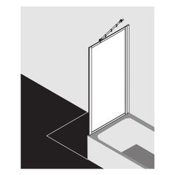 Kermi Seitenwand Nova 2000 verkürzt auf Badewannen TWD 1600x750x17mm Kerolan Fonta... KERMI-N2TWD0751611K 4046383230333 (Abb. 1)