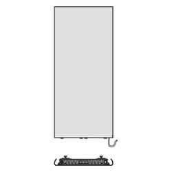 Kermi x2 Pateo-E-Zusatzbetrieb Designheizkörper 1925x68x700mm WRX 690W, Glanzsil... KERMI-PSR21190070WSXK 4051487284168 (Abb. 1)