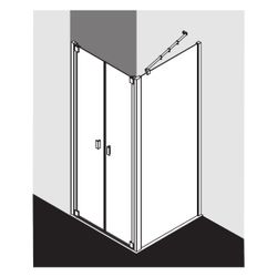 Kermi Pendeltür RAYA PTD 0780x 2000 GAK: 730-780 SIHG ESG Klar STR3... KERMI-RAPTD07820VBK 4051484845454 (Abb. 1)