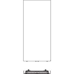 Kermi Rubeo Designheizkörper vertikal 1925x470x66mm circonsilber... KERMI-PSS21190050TXXK  (Abb. 1)