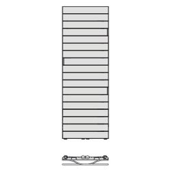 Kermi Tabeo Designheizkörper 1757x101x600mm, 1060W bei 75/65/20 Grad C, Weiß SG... KERMI-TBN101800602MXK 4037486437439 (Abb. 1)