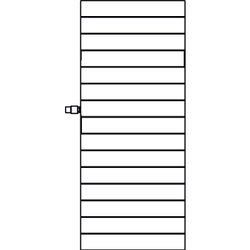 Kermi Tabeo-V Designheizkörper mit eingebautem Thermostatkopf rechts, Ventilanschluss mittig ... KERMI-TBV10150075TRXK  (Abb. 1)